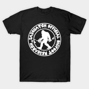 Sasquatch Official Bigfoot Research Team T-Shirt